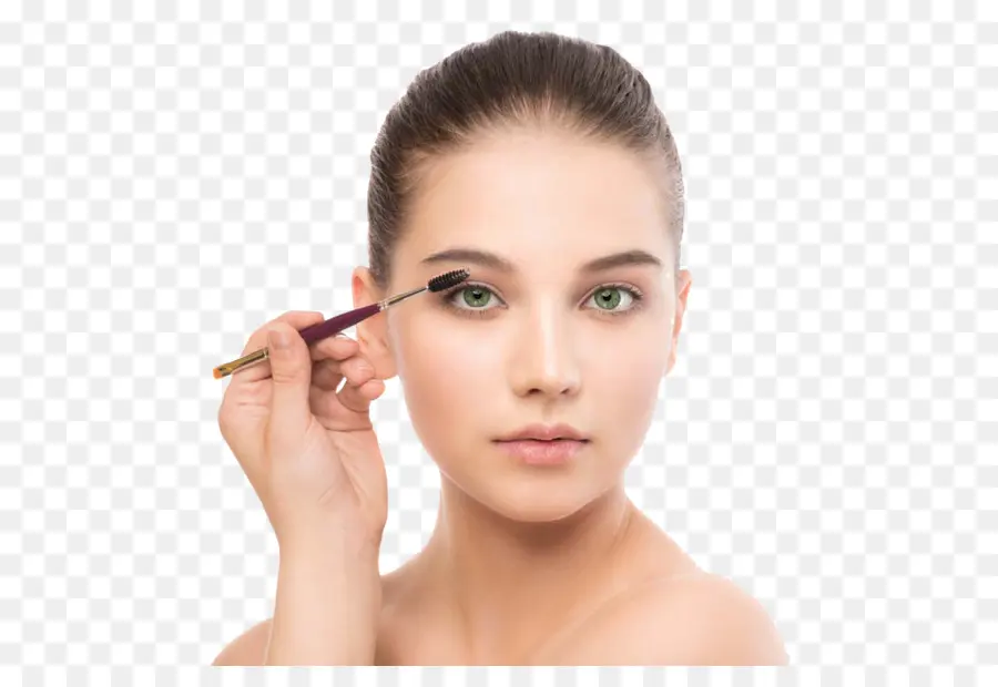 Mujer Aplicando Maquillaje，Constituir PNG