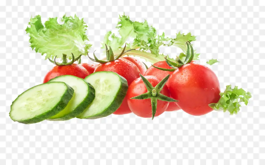 Tomate，Pepino Rebanado PNG