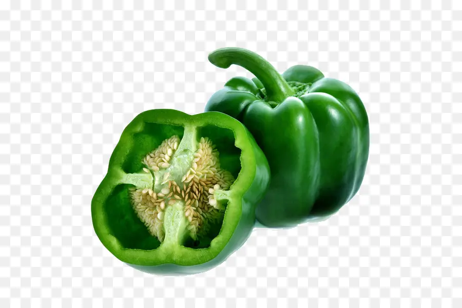 Pimiento Verde，Alimento PNG