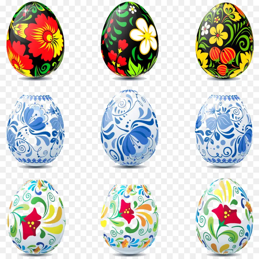 Huevos Decorados，Patrones PNG