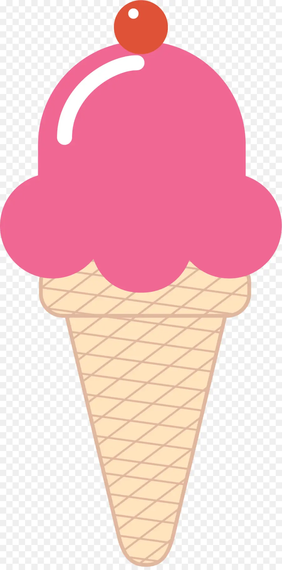 Cono De Helado，Postre PNG