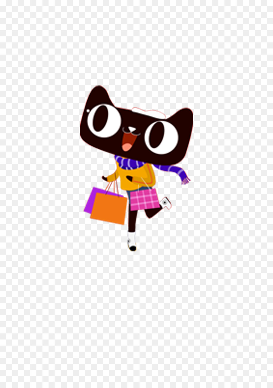 Compras De Gato De Dibujos Animados，Gato PNG