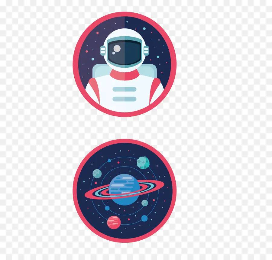 Astronauta Y Planetas，Cosmos PNG