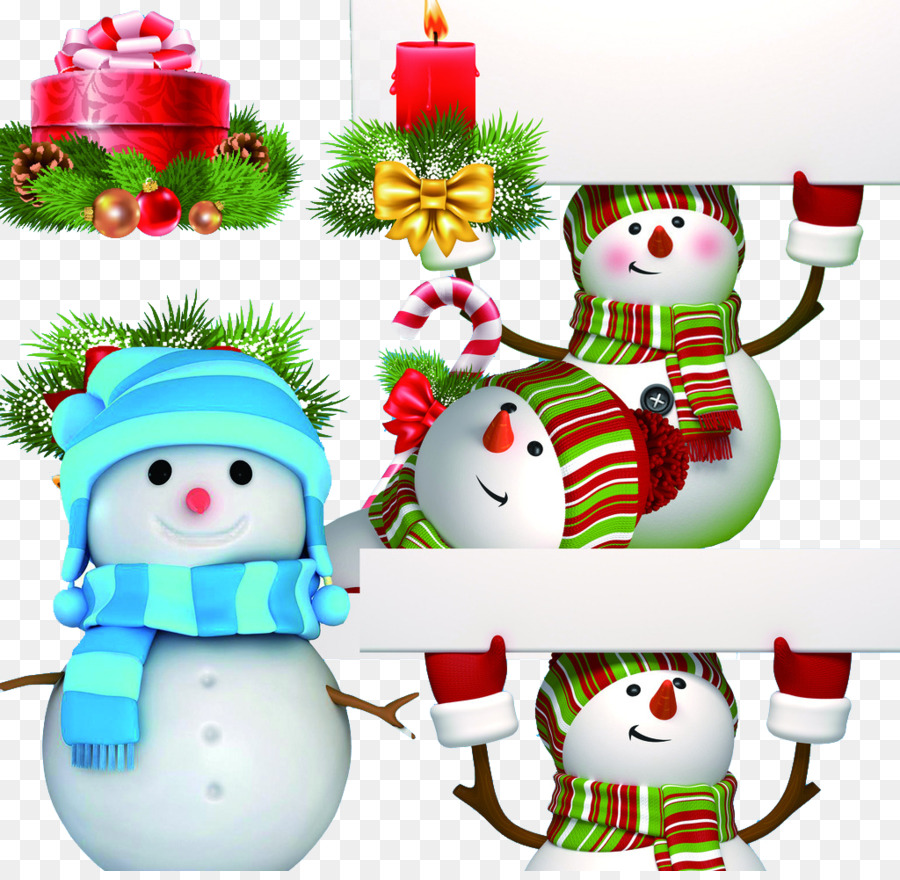 Muñecos De Nieve，Navidad PNG