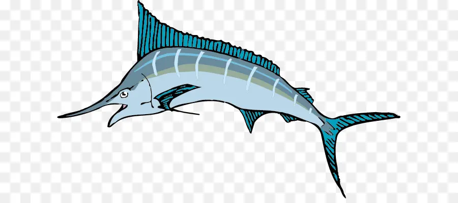 Blue Marlin，El Pez Espada PNG