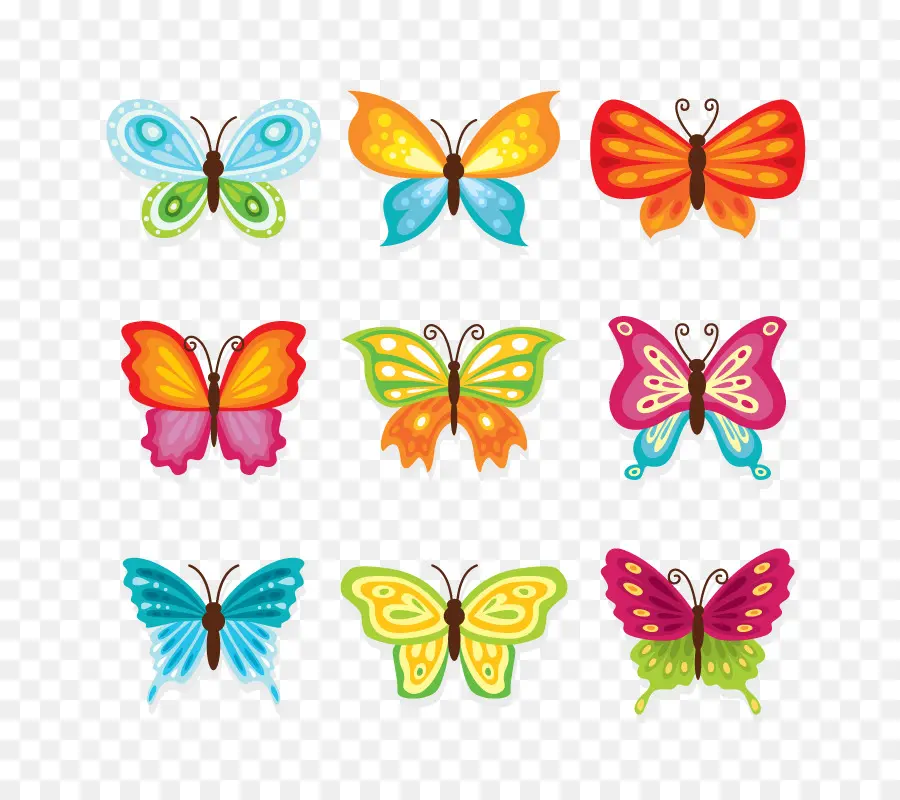 Mariposa，De Dibujos Animados PNG