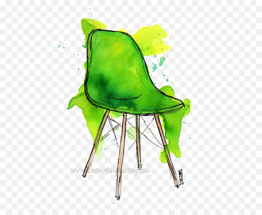 Silla，Pintura A La Acuarela PNG