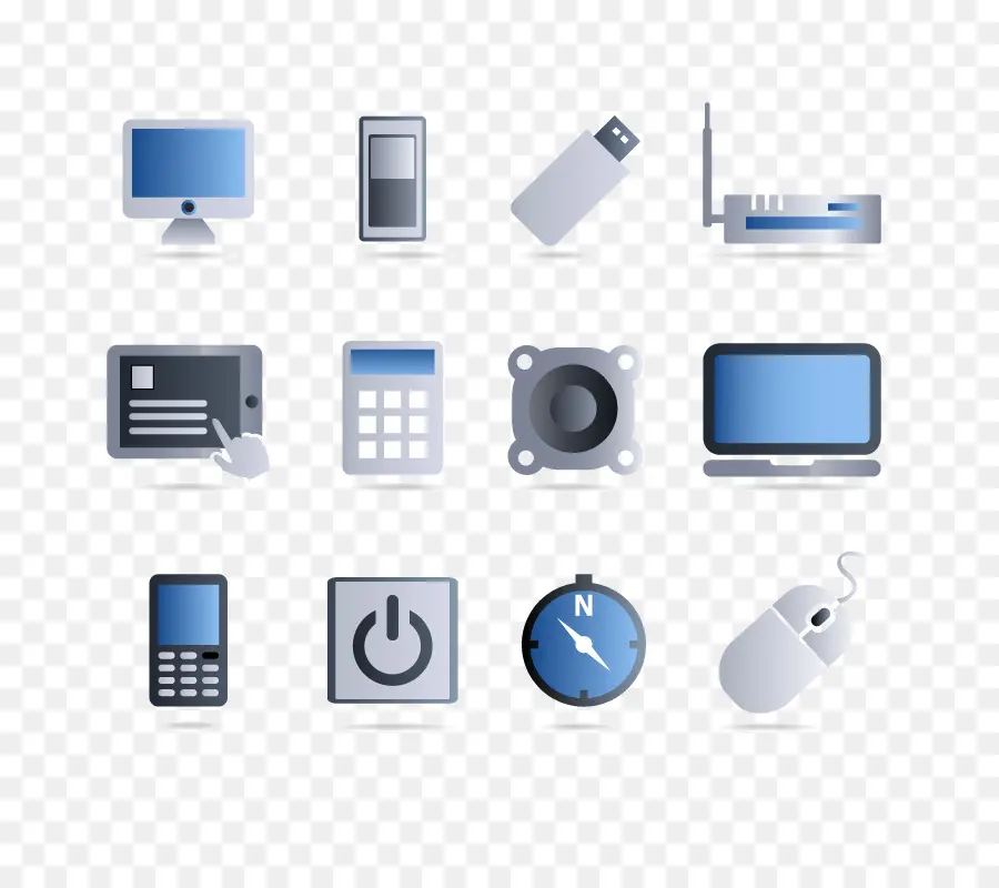 Iconos De Dispositivos Electrónicos，Electrónica PNG