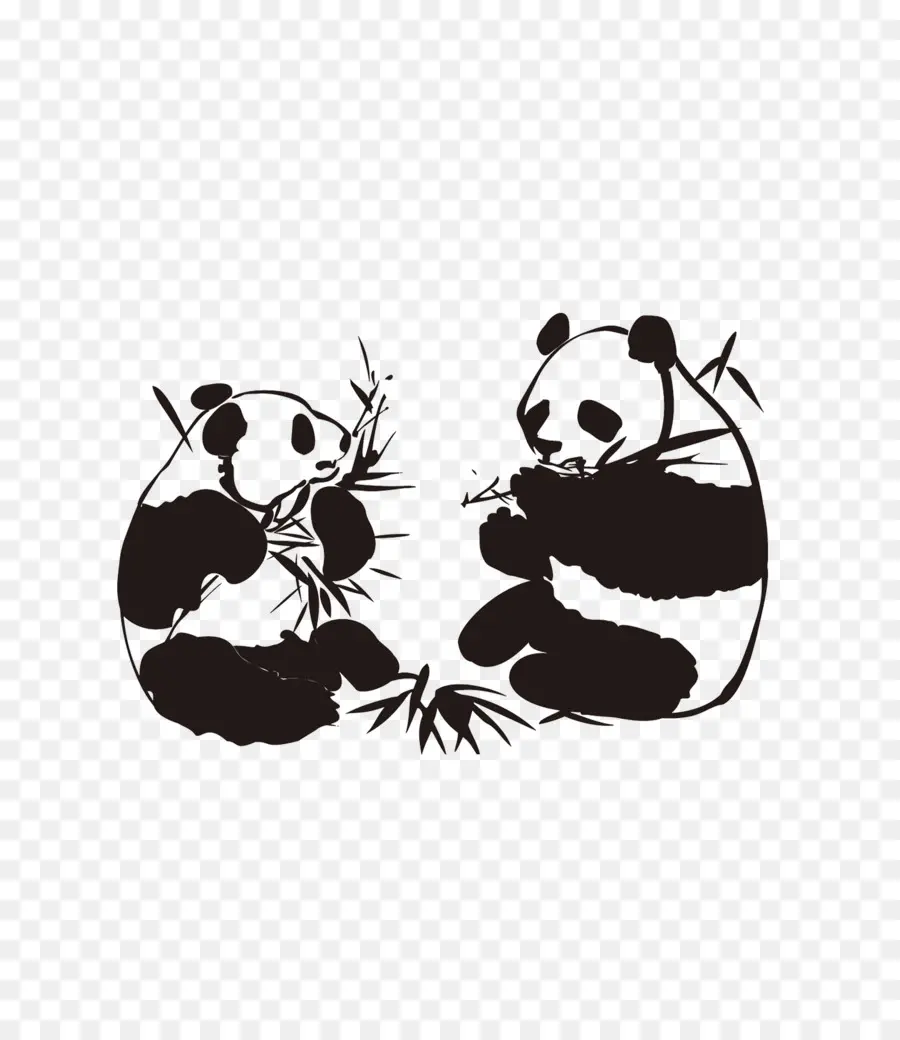 Pandas，Bambú PNG