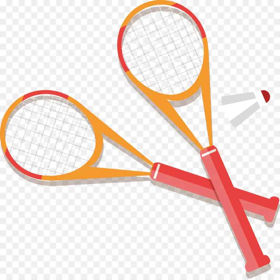 Raquetas De Bádminton，Volante PNG