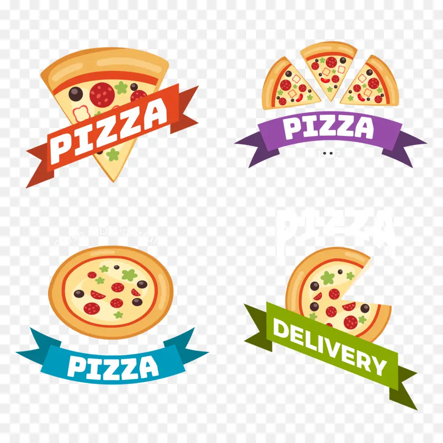 Iconos De Pizza，Entrega PNG