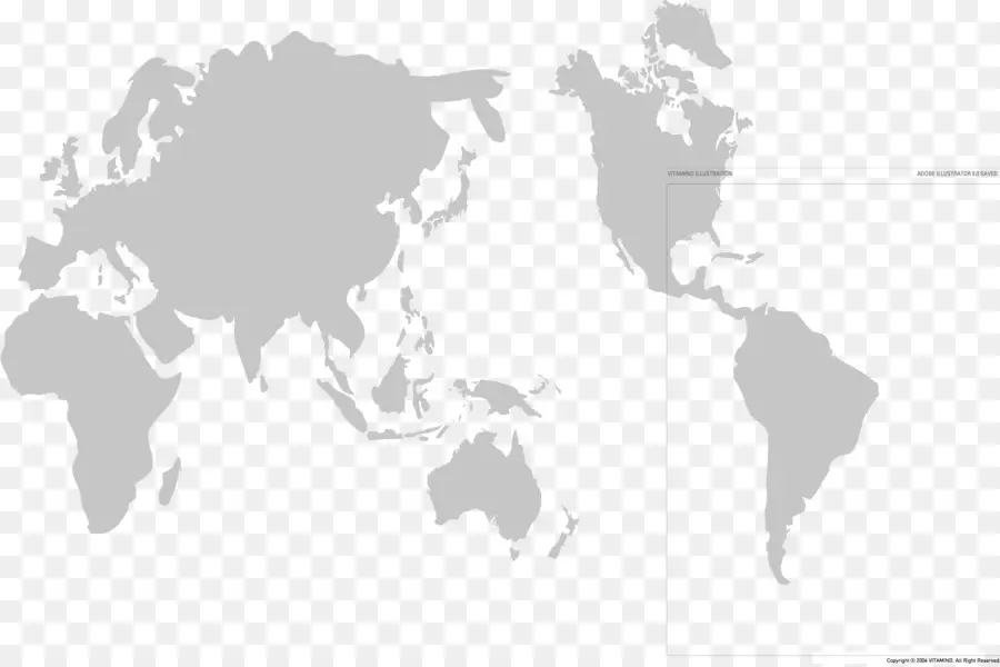 Mapa Del Mundo，Continentes PNG