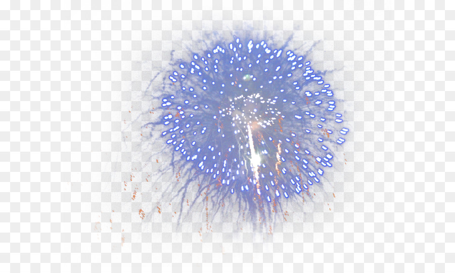 Fuegos Artificiales，Azul PNG