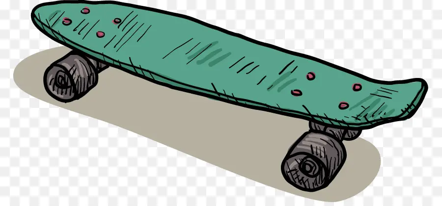 Longboard，Patineta PNG