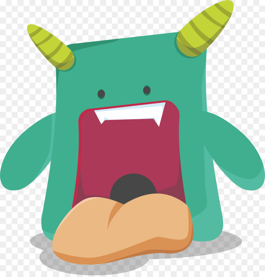 Monstruo De Dibujos Animados，Cuerna PNG