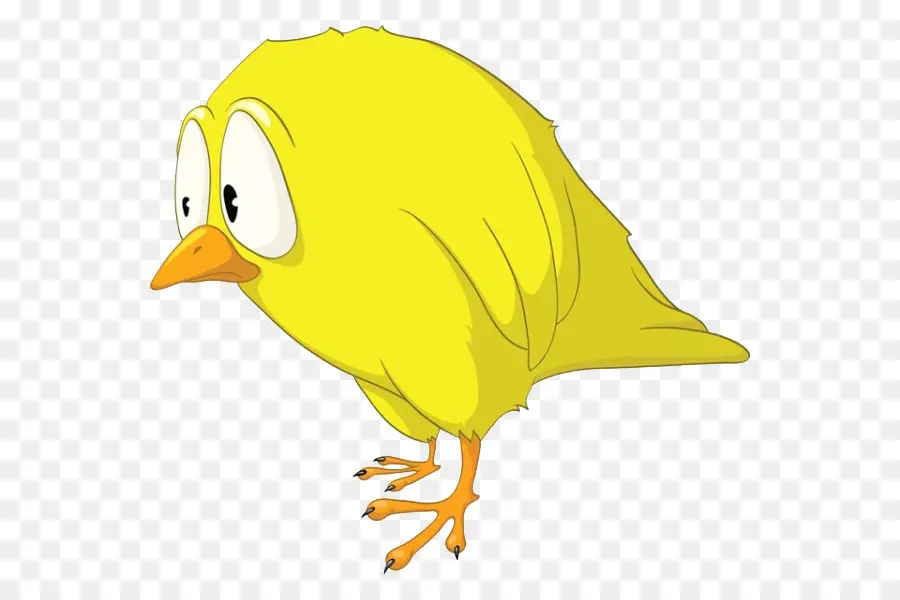 Pájaro Amarillo，Dibujos Animados PNG