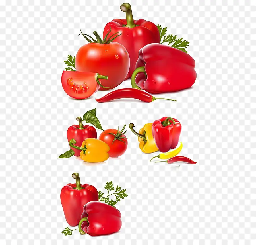 Pimiento，Tomate PNG