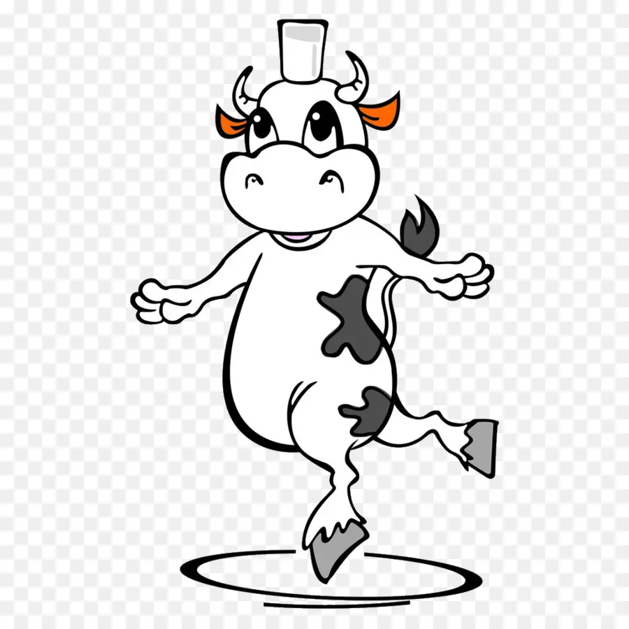 Vaca Bailando，Sombrero PNG