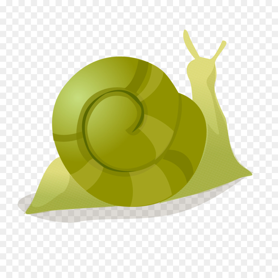 Green，Snail PNG