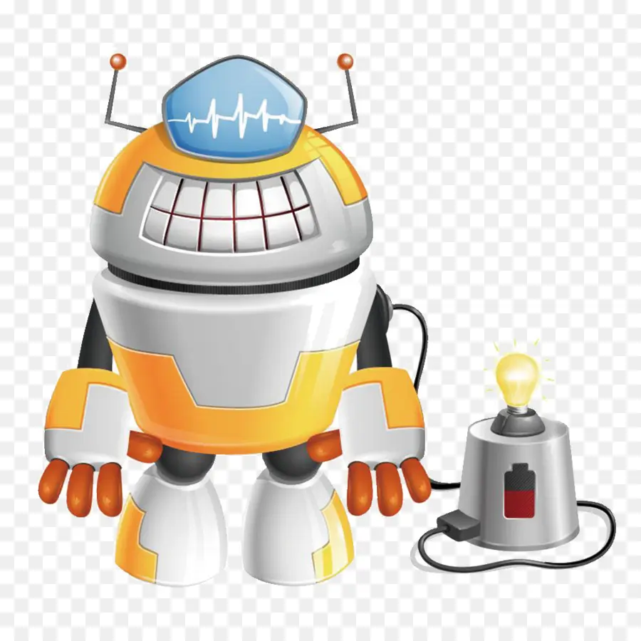 Robot，Cargador De Batería PNG