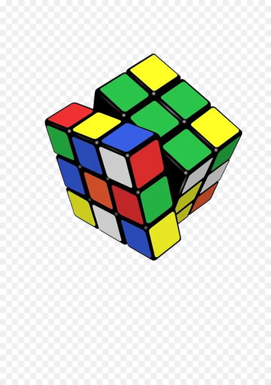 Rubiks Cube，Cubo PNG