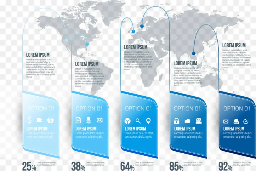 Mapa，Infografía PNG