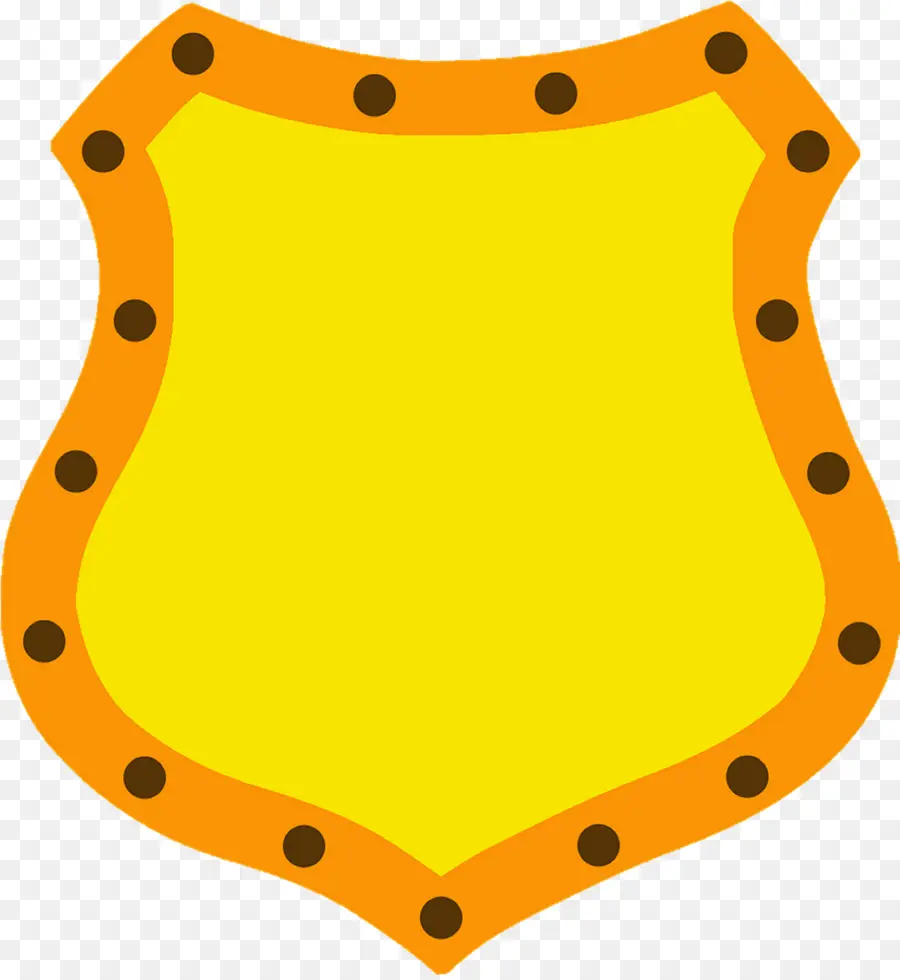 Escudo Amarillo，Insignia PNG