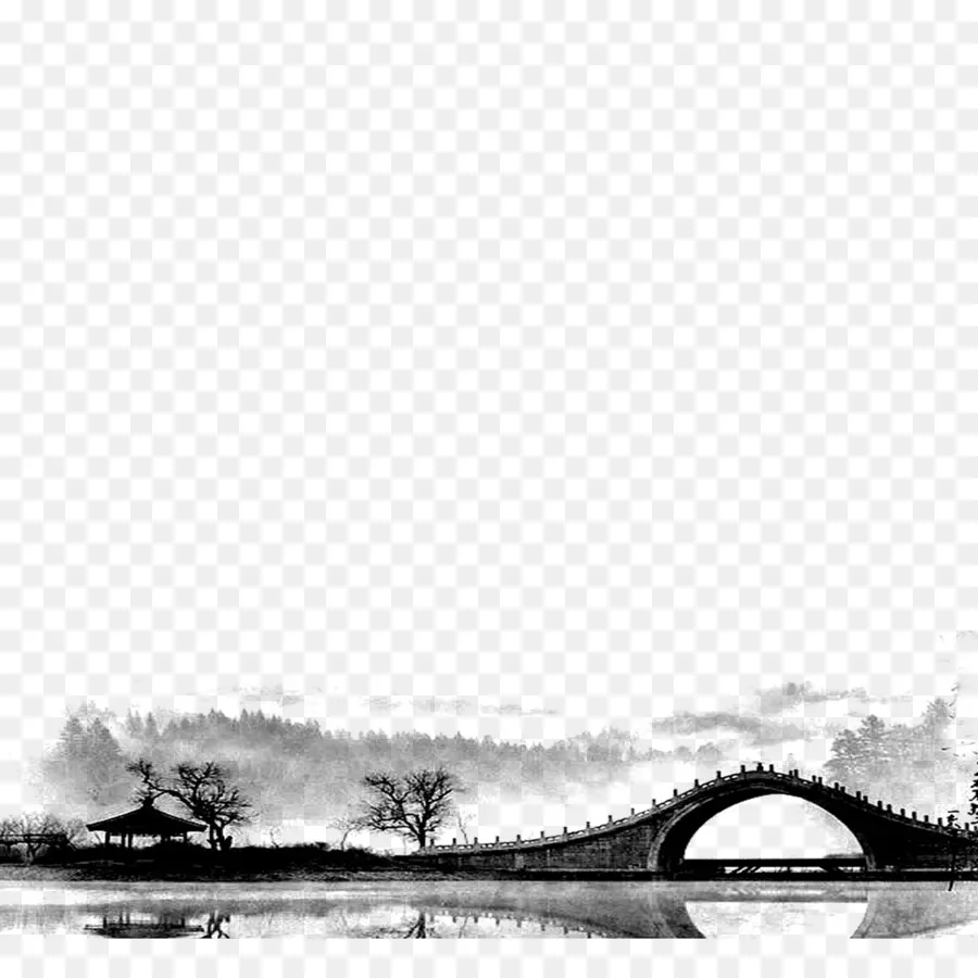 Puente Panorámico，Paisaje PNG