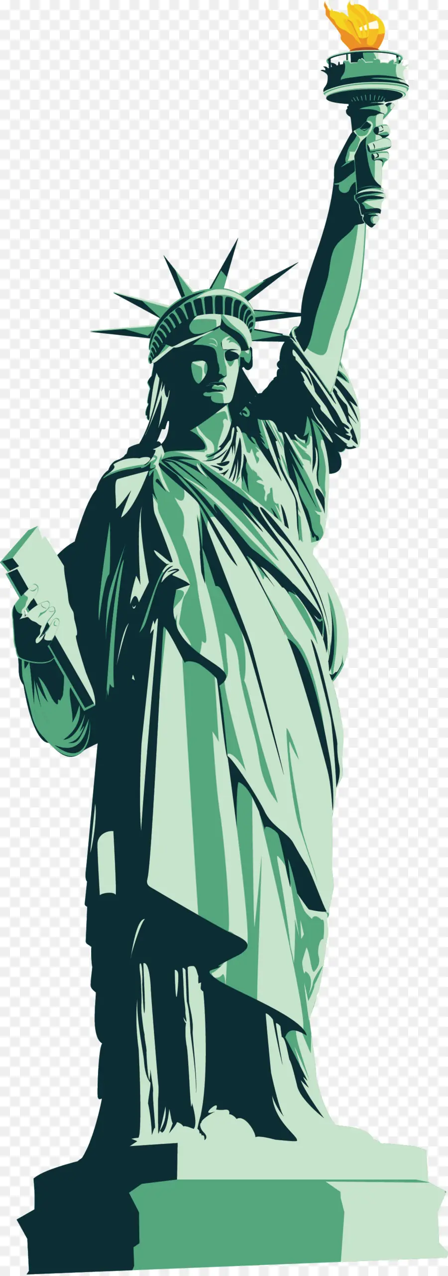 Estatua De La Libertad，Atracción Turística PNG