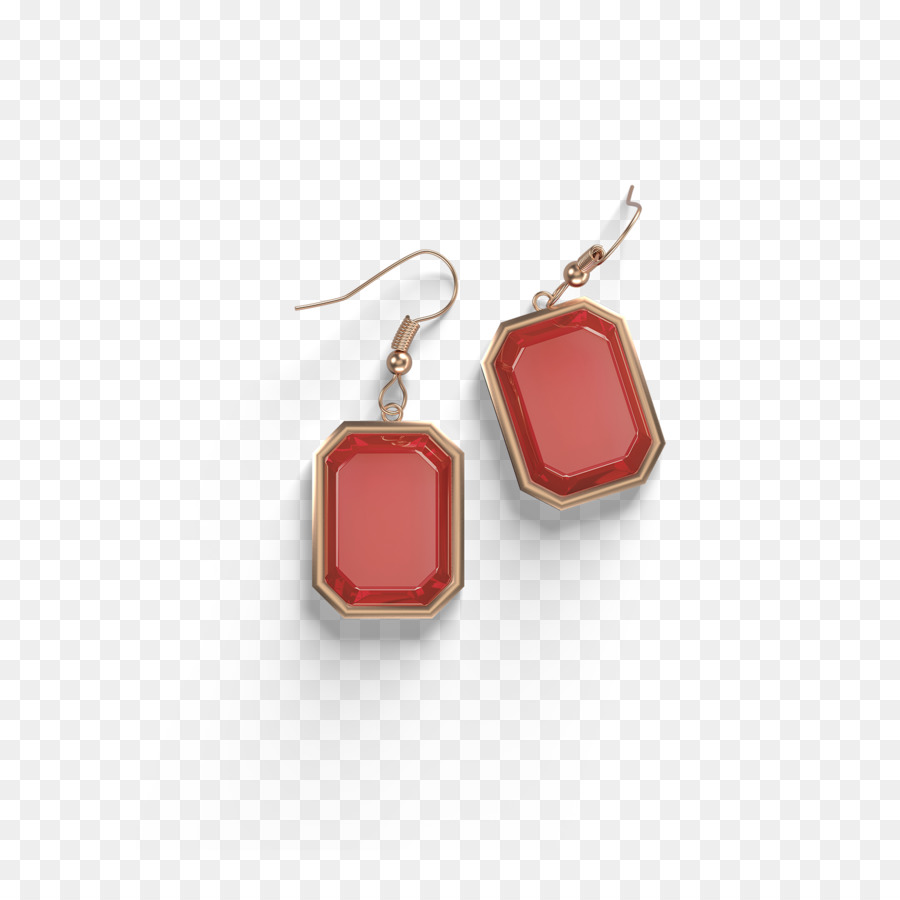 Pendientes，Rojo PNG