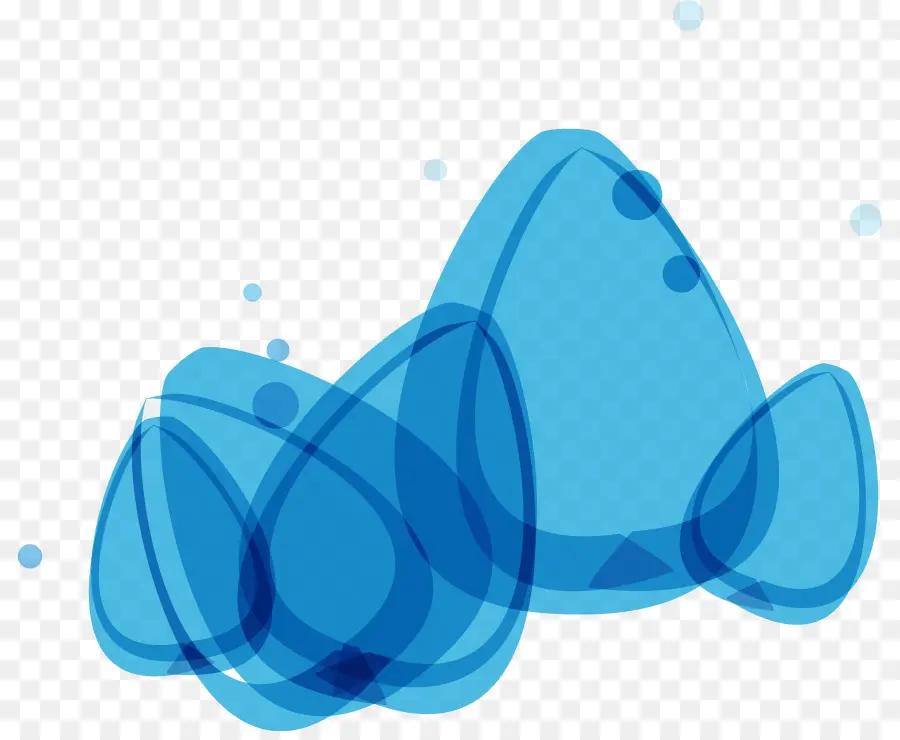 Gota，Azul PNG