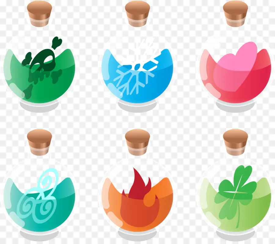 Botellas De Poción，Magia PNG