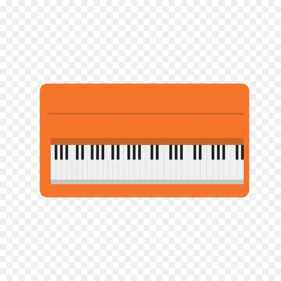 Piano Naranja，Teclado PNG