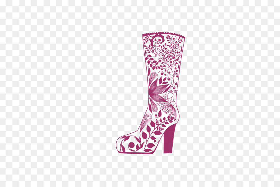 Bota Decorativa，Calzado PNG