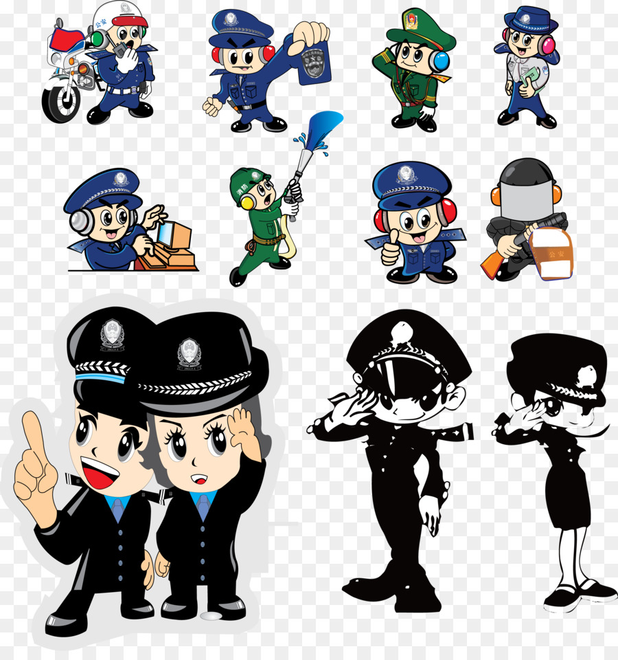 Policía De Dibujos Animados，Policía PNG