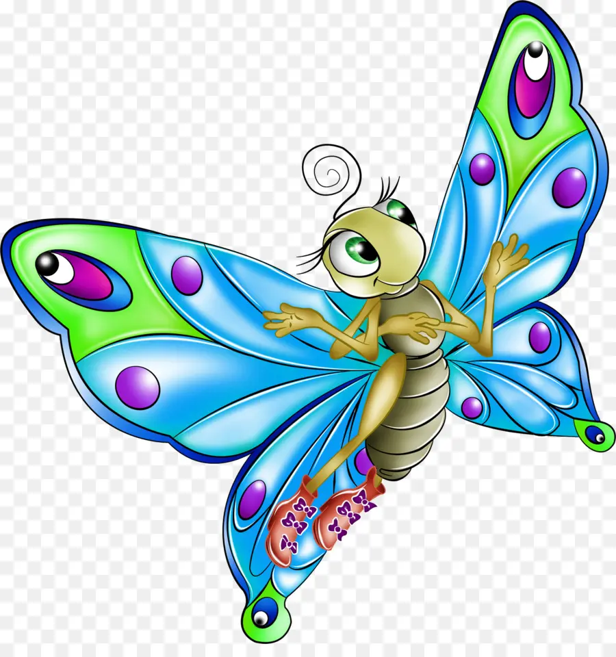 Mariposa，De Dibujos Animados PNG