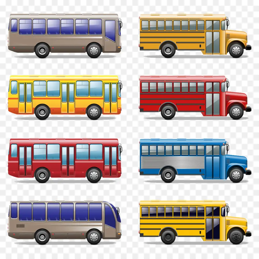 Autobús，De Dibujos Animados PNG