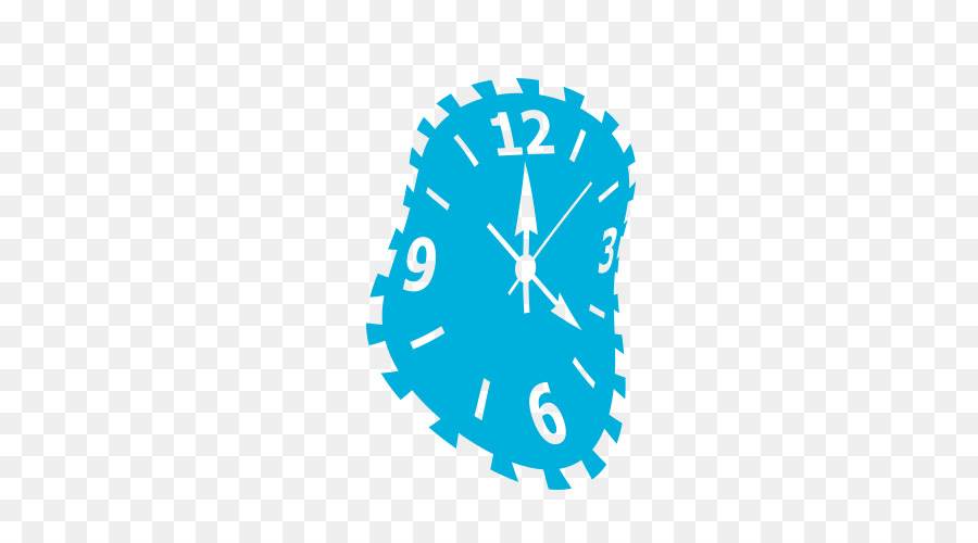 Reloj De Fusión Azul，Surrealista PNG