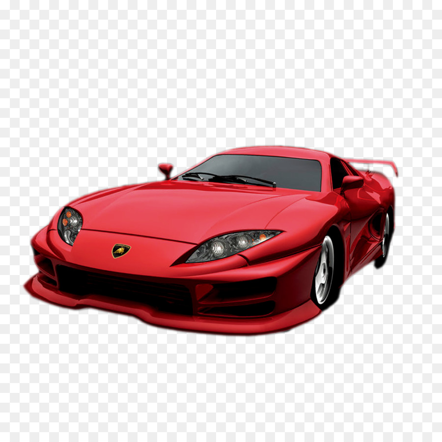 Carro Rojo，Coche Deportivo PNG