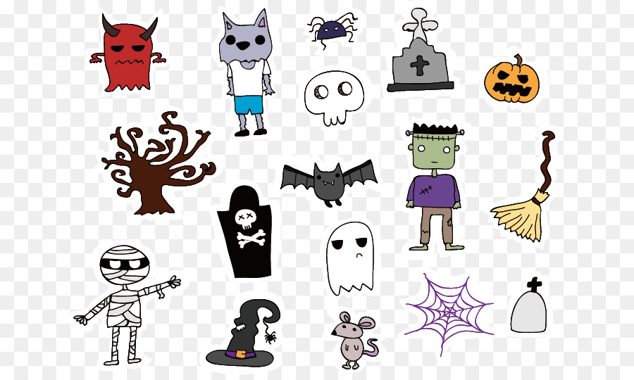 Halloween，De Dibujos Animados PNG