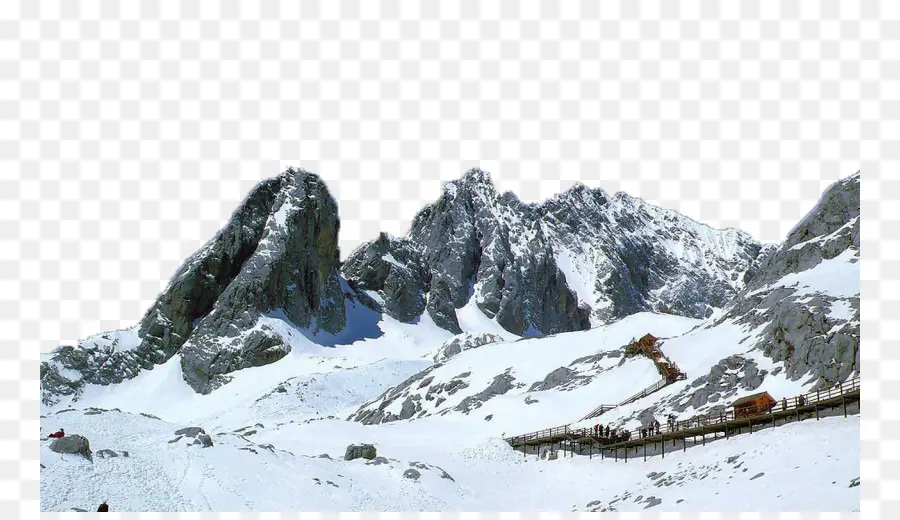 Montaña Nevada Del Dragón De Jade，La Ciudad Vieja De Lijiang PNG