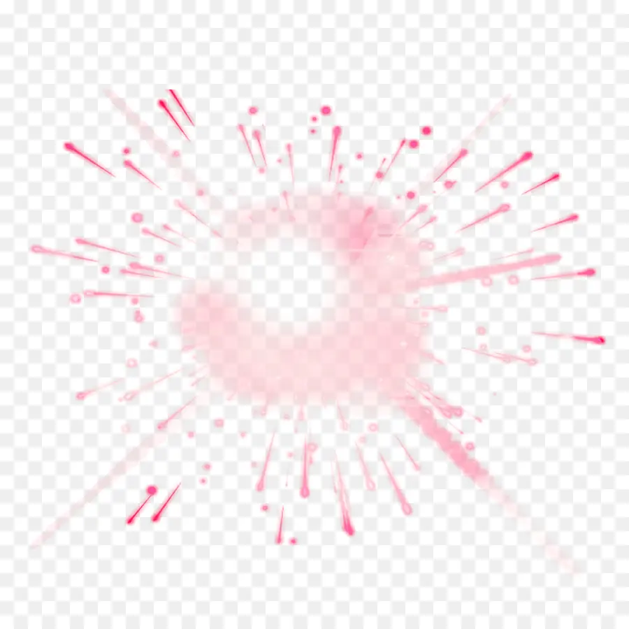 Fuegos Artificiales，Rojo PNG