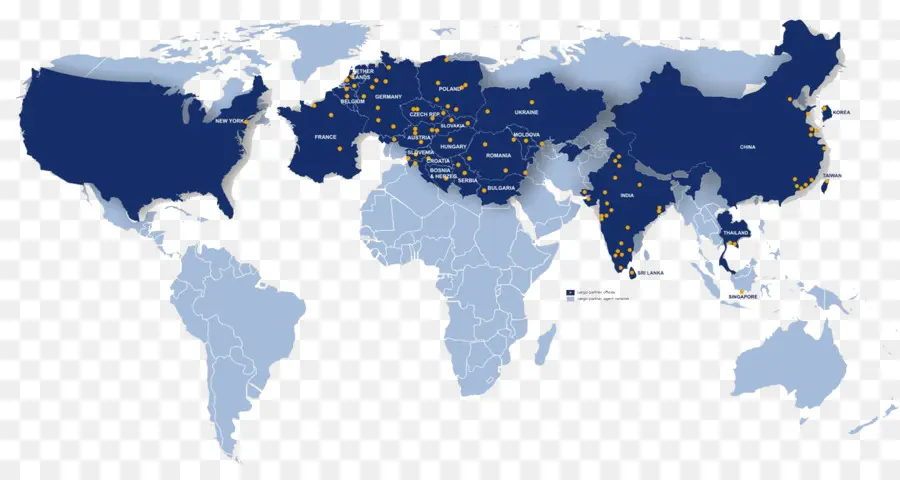 Mapa Mundial，Países PNG