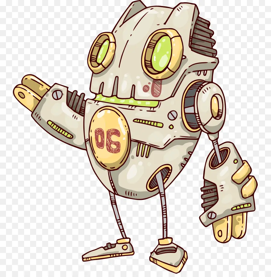 Robot，Dibujo PNG