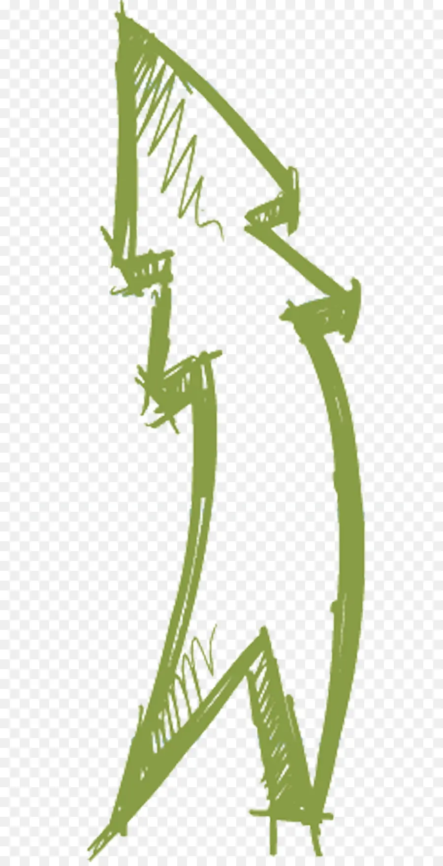 Bosquejo Verde，Arte Lineal PNG