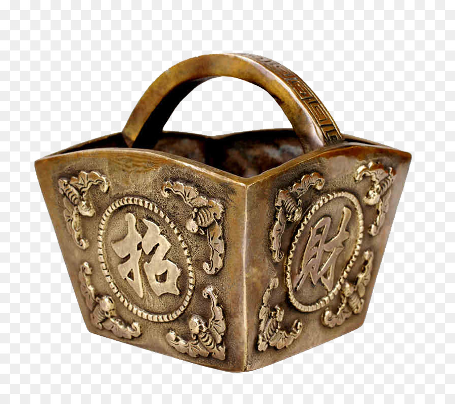 Cesta De Bronce，Decorativo PNG