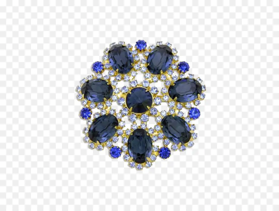 Broche，Gemas Azules PNG