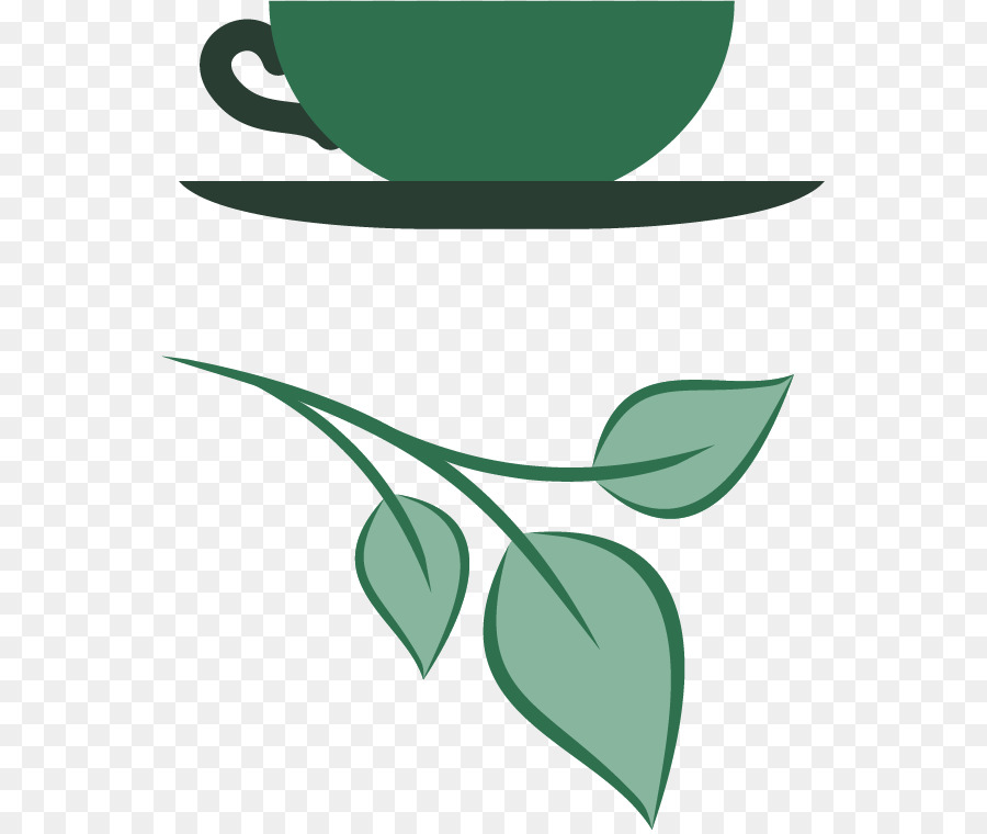 Taza De Té Con Hojas，Taza De Te PNG