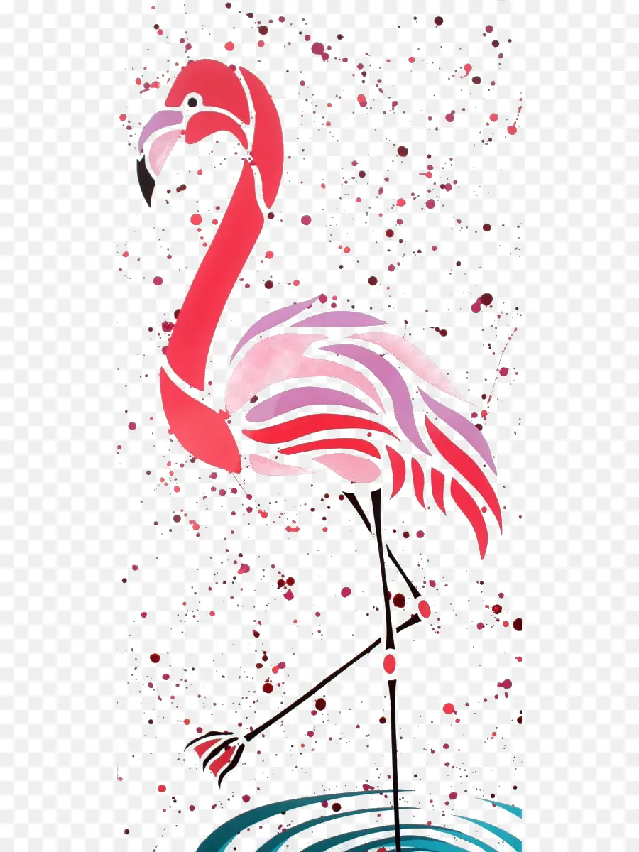 Flamingo，Douchegordijn PNG