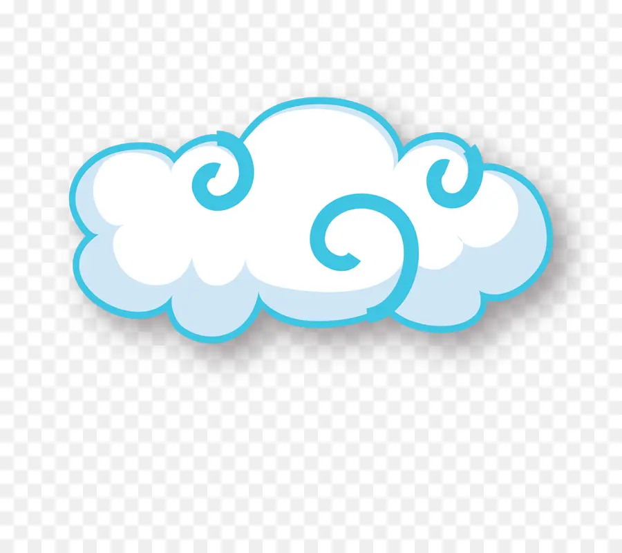 Nube，Azul PNG